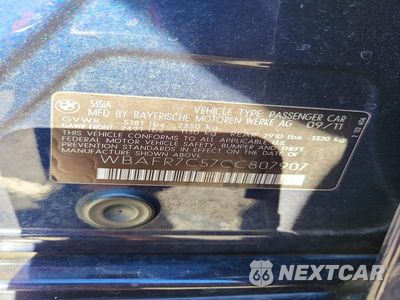 Zdjęcie 12 z 12 samochodu: 2012 BMW 535 I VIN:WBAFR7C57CC807907 - miniatura