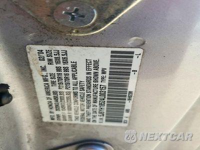 Zdjęcie 13 z 13 samochodu: 2004 HONDA ELEMENT EX VIN:5J6YH18524L003157 - miniatura