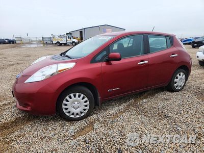 2015 NISSAN LEAF S 1N4AZ0CP0FC332388 - główne zdjęcie licytacji z USA - miniatura