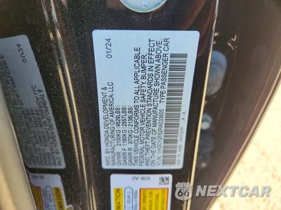 Zdjęcie 12 z 12 samochodu: 2024 HONDA ACCORD HYBRID EXL VIN:1HGCY2F62RA033605 - miniatura