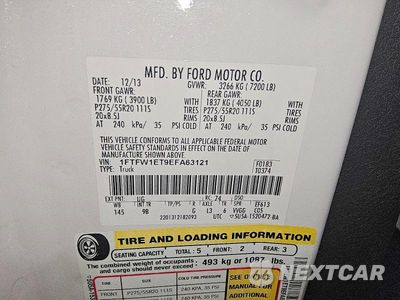 Zdjęcie 12 z 12 samochodu: 2014 FORD F150 SUPERCREW VIN:1FTFW1ET9EFA63121 - miniatura