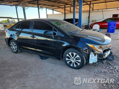 Czwarte zdjęcie samochodu z boku: 2021 TOYOTA COROLLA LE VIN:JTDEAMDE2MJ006494 - miniatura