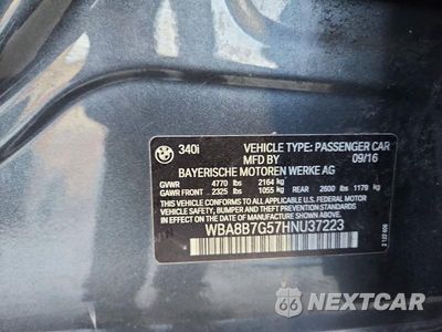 Zdjęcie 12 z 12 samochodu: 2017 BMW 340 XI VIN:WBA8B7G57HNU37223 - miniatura