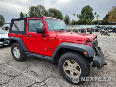 Czwarte zdjęcie samochodu z boku: 2011 JEEP WRANGLER SPORT VIN:1J4AA2D12BL631571 - miniatura