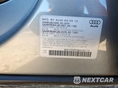 Zdjęcie 13 z 13 samochodu: 2011 AUDI Q5 PREMIUM PLUS VIN:WA1LFAFP2BA036110 - miniatura