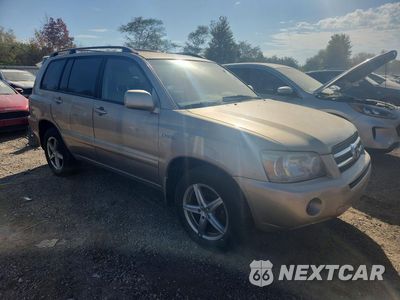 Czwarte zdjęcie samochodu z boku: 2006 TOYOTA HIGHLANDER HYBRID VIN:JTEEW21A360013000 - miniatura