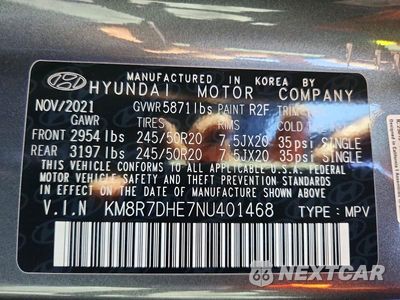 Zdjęcie 13 z 13 samochodu: 2022 HYUNDAI PALISADE CALLIGRAPHY VIN:KM8R7DHE7NU401468 - miniatura