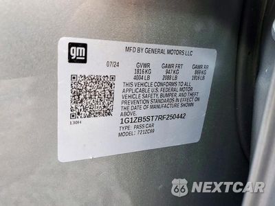 Zdjęcie 12 z 12 samochodu: 2024 CHEVROLET MALIBU LS VIN:1G1ZB5ST7RF250442 - miniatura
