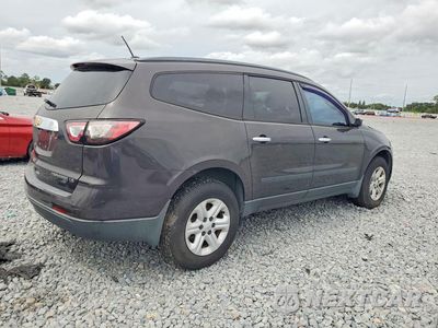 Trzecie zdjęcie samochodu z tyłu: 2014 CHEVROLET TRAVERSE LS VIN:1GNKRFED6EJ236058 - miniatura