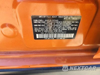 Zdjęcie 13 z 13 samochodu: 2014 SUBARU XV CROSSTREK 2.0 LIMITED VIN:JF2GPAKCXE8202877 - miniatura