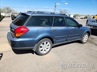 Trzecie zdjęcie samochodu z tyłu: 2006 SUBARU LEGACY OUTBACK 2.5I VIN:4S4BP61C667345139 - miniatura