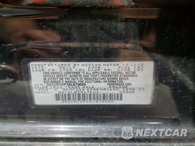 Zdjęcie 13 z 13 samochodu: 2019 NISSAN VERSA SV VIN:3N1CN7AP1KL875020 - miniatura