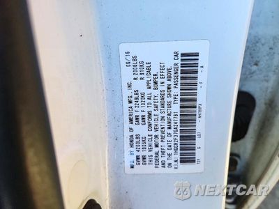 Zdjęcie 12 z 12 samochodu: 2016 HONDA ACCORD LX VIN:1HGCR2F37GA247781 - miniatura
