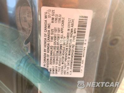 Zdjęcie 13 z 13 samochodu: 2013 HONDA CR-V EX VIN:2HKRM3H54DH521762 - miniatura