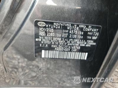 Zdjęcie 12 z 12 samochodu: 2026 HYUNDAI SONATA HYBRID LIMITED VIN:KMHL54JJ5TA148748 - miniatura