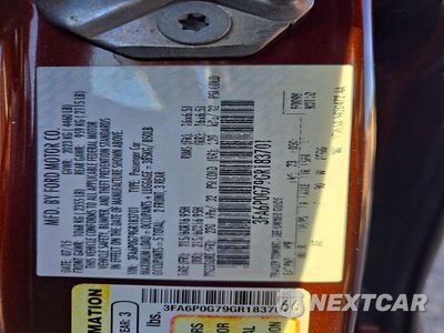 Zdjęcie 12 z 12 samochodu: 2016 FORD FUSION S VIN:3FA6P0G79GR183701 - miniatura