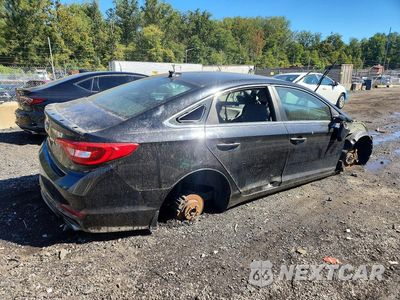 Trzecie zdjęcie samochodu z tyłu: 2015 HYUNDAI SONATA SE VIN:5NPE24AF4FH222725 - miniatura