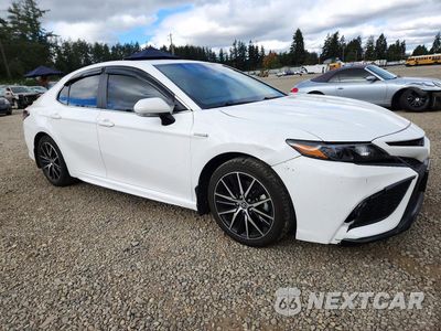 Czwarte zdjęcie samochodu z boku: 2021 TOYOTA CAMRY SE VIN:4T1S31AK1MU555085 - miniatura