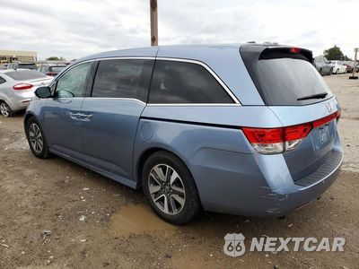 Drugie zdjęcie samochodu z przodu: 2014 HONDA ODYSSEY TOURING VIN:5FNRL5H94EB131682 - miniatura