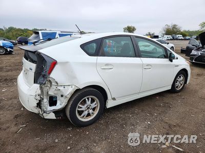 Trzecie zdjęcie samochodu z tyłu: 2010 TOYOTA PRIUS III VIN:JTDKN3DU6A0181857 - miniatura