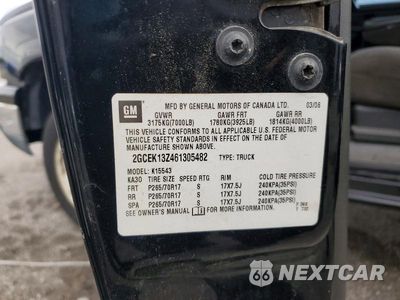 Zdjęcie 12 z 12 samochodu: 2006 CHEVROLET SILVERADO K1500 VIN:2GCEK13Z461305482 - miniatura