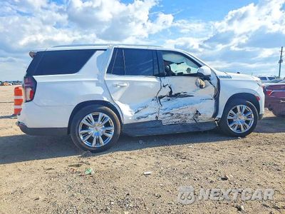 Trzecie zdjęcie samochodu z tyłu: 2021 CHEVROLET TAHOE C1500 LT VIN:1GNSCNKD7MR265200 - miniatura