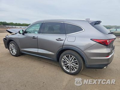 Drugie zdjęcie samochodu z przodu: 2022 ACURA MDX ADVANCE VIN:5J8YE1H88NL024171 - miniatura