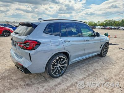 Trzecie zdjęcie samochodu z tyłu: 2022 BMW X3 SDRIVE30I VIN:5UX43DP01N9L01884 - miniatura