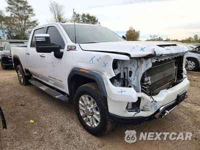 Czwarte zdjęcie samochodu z boku: 2020 GMC SIERRA K2500 DENALI VIN:1GT49REY9LF151186 - miniatura