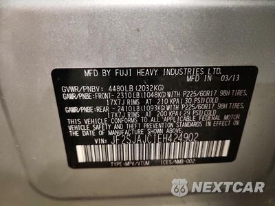 Zdjęcie 13 z 13 samochodu: 2014 SUBARU FORESTER 2.5I LIMITED VIN:JF2SJAJC1EH424902 - miniatura