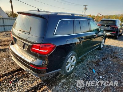 Trzecie zdjęcie samochodu z tyłu: 2018 MERCEDES-BENZ GLS 450 4MATIC VIN:4JGDF6EE0JB122172 - miniatura