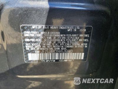 Zdjęcie 12 z 12 samochodu: 2017 SUBARU FORESTER 2.5I LIMITED VIN:JF2SJARCXHH526840 - miniatura