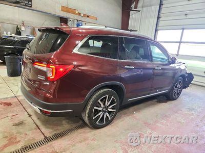 Trzecie zdjęcie samochodu z tyłu: 2022 HONDA PILOT TOURING VIN:5FNYF6H91NB000153 - miniatura