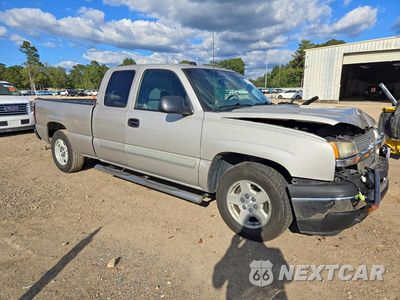 Czwarte zdjęcie samochodu z boku: 2005 CHEVROLET SILVERADO C1500 VIN:1GCEC19T25Z160383 - miniatura