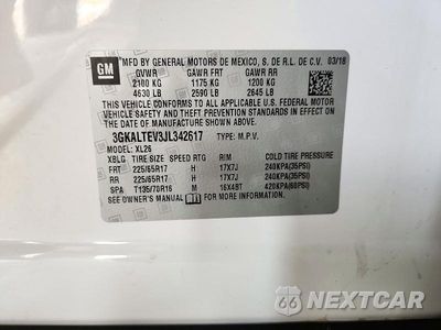 Zdjęcie 12 z 12 samochodu: 2018 GMC TERRAIN SLE VIN:3GKALTEV3JL342617 - miniatura