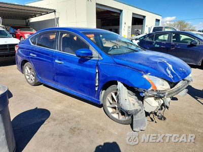 Czwarte zdjęcie samochodu z boku: 2013 NISSAN SENTRA S VIN:3N1AB7AP8DL716143 - miniatura