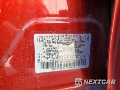Zdjęcie 12 z 12 samochodu: 2018 NISSAN SENTRA SV VIN:3N1AB7AP0JY324711 - miniatura