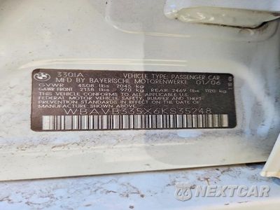 Zdjęcie 12 z 12 samochodu: 2006 BMW 330 I VIN:WBAVB335X6KS35248 - miniatura