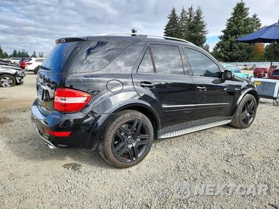 Trzecie zdjęcie samochodu z tyłu: 2009 MERCEDES-BENZ ML 63 AMG VIN:4JGBB77E29A481028 - miniatura