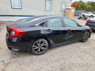 Trzecie zdjęcie samochodu z tyłu: 2021 HONDA CIVIC SPORT VIN:2HGFC2F88MH520881 - miniatura