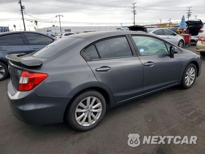 Trzecie zdjęcie samochodu z tyłu: 2012 HONDA CIVIC EX VIN:2HGFB2F84CH521365 - miniatura