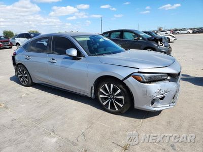 Czwarte zdjęcie samochodu z boku: 2022 HONDA CIVIC EXL VIN:19XFL1H79NE018844 - miniatura