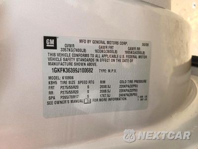 Zdjęcie 13 z 13 samochodu: 2009 GMC YUKON XL SLT VIN:1GKFK36399J100682 - miniatura