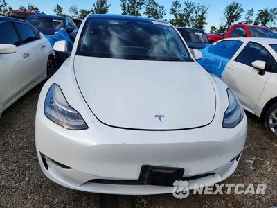 Piąte zdjęcie samochodu w środku: 2021 TESLA MODEL Y VIN:5YJYGDEE3MF191964 - miniatura
