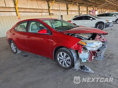 Czwarte zdjęcie samochodu z boku: 2016 TOYOTA COROLLA LE VIN:2T1BURHEXGC687313 - miniatura