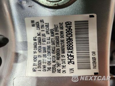 Zdjęcie 13 z 13 samochodu: 2009 HONDA CIVIC EX VIN:2HGFA16809H309410 - miniatura