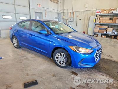 Czwarte zdjęcie samochodu z boku: 2018 HYUNDAI ELANTRA SE VIN:KMHD74LF5JU454285 - miniatura