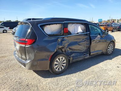Trzecie zdjęcie samochodu z tyłu: 2021 CHRYSLER PACIFICA HYBRID TOURING L VIN:2C4RC1L7XMR602946 - miniatura