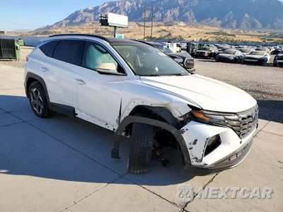 Czwarte zdjęcie samochodu z boku: 2022 HYUNDAI TUCSON LIMITED VIN:KM8JECA15NU075321 - miniatura
