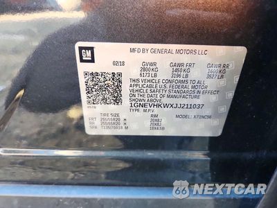 Zdjęcie 14 z 14 samochodu: 2018 CHEVROLET TRAVERSE LT VIN:1GNEVHKWXJJ211037 - miniatura